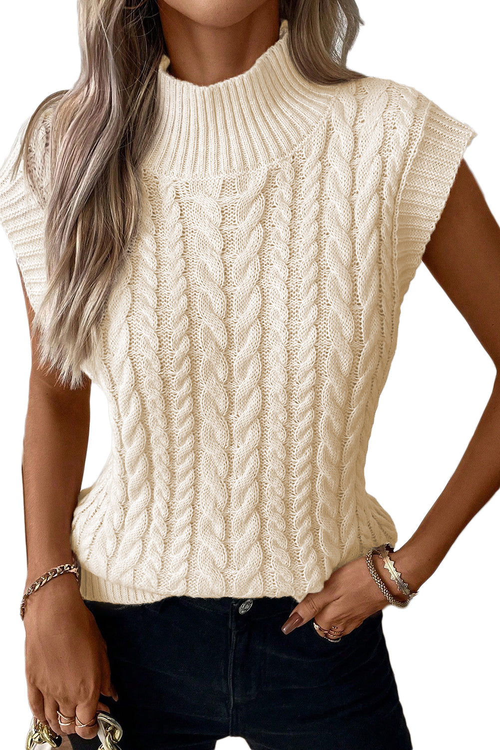 Oatmeal Cottage Sweater Vest