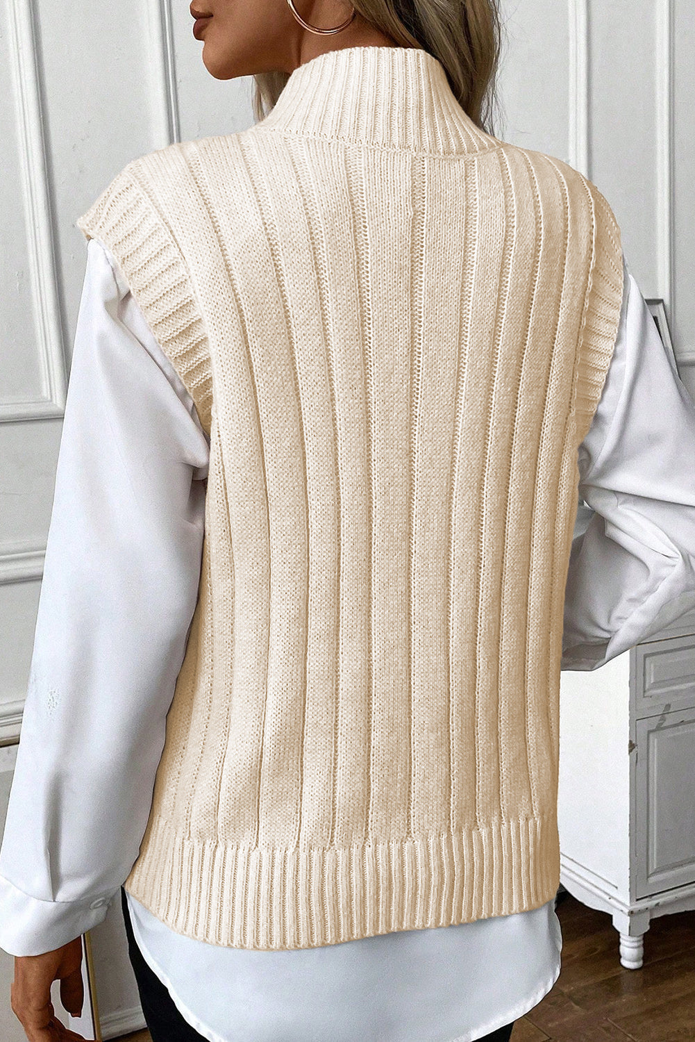 Oatmeal Cottage Sweater Vest