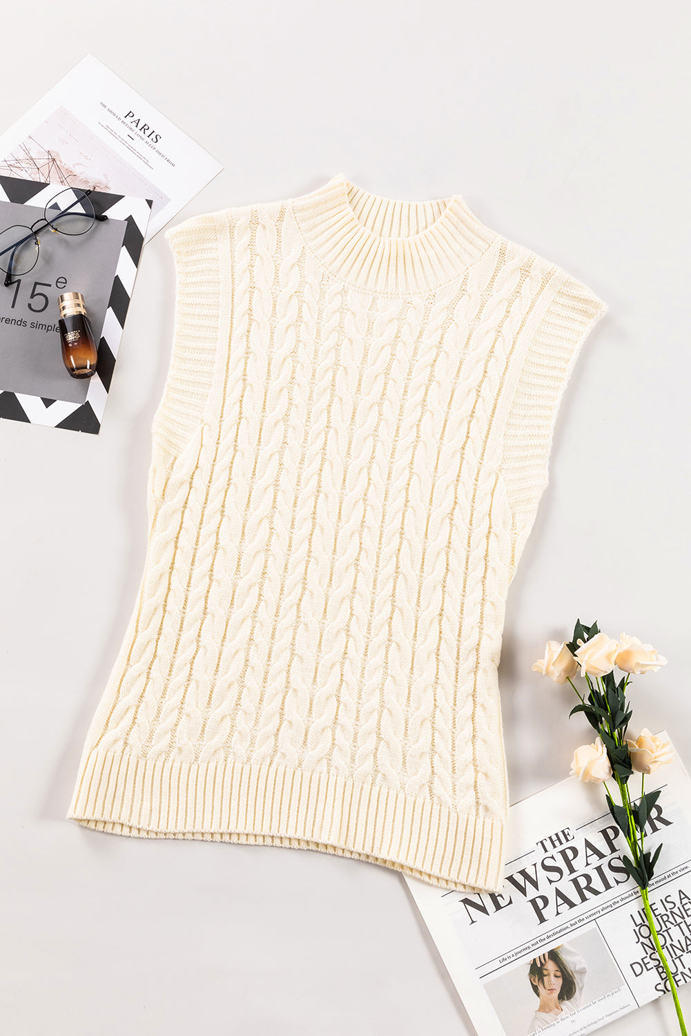 Oatmeal Cottage Sweater Vest
